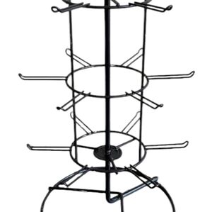 Metal Turn Display Black  Retail Stand Craftshow Turn Stand Rack 17-1/4" H x 11"